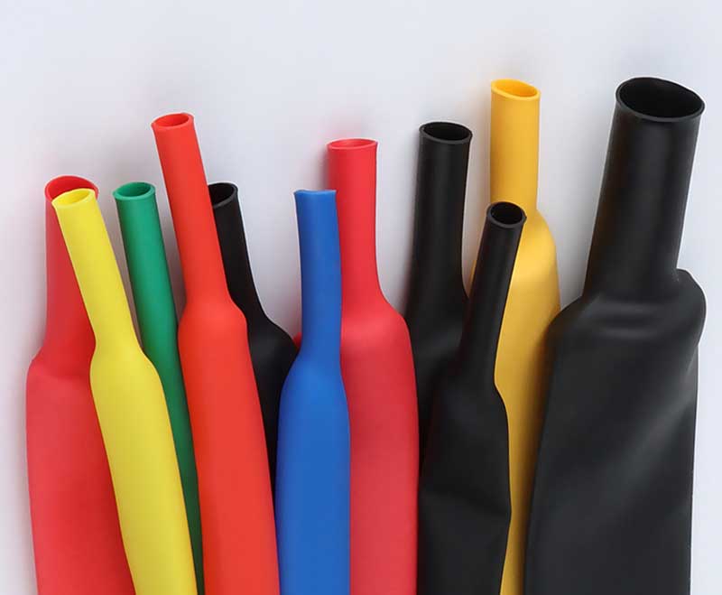 熱縮管有多種顏色和材料可供選擇，以滿足多種應(yīng)用范圍。
